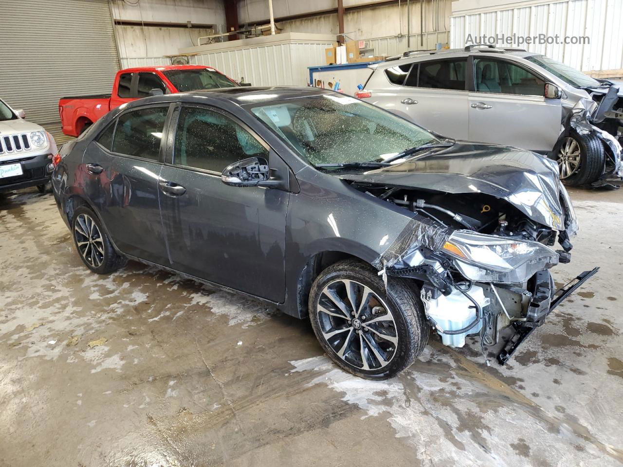 2019 Toyota Corolla L Charcoal vin: 5YFBURHE5KP892515