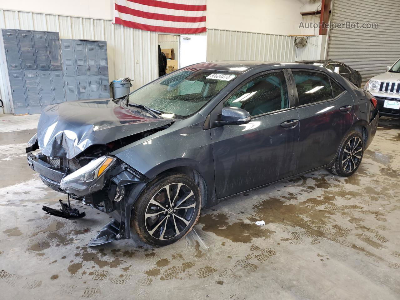 2019 Toyota Corolla L Charcoal vin: 5YFBURHE5KP892515