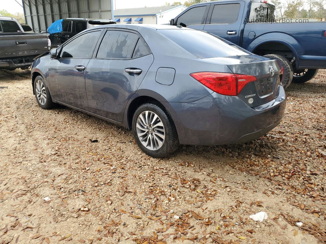 2019 Toyota Corolla L Blue vin: 5YFBURHE5KP900435