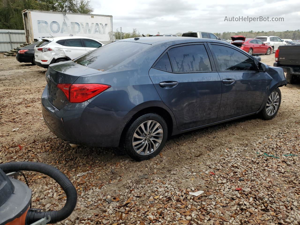 2019 Toyota Corolla L Blue vin: 5YFBURHE5KP900435