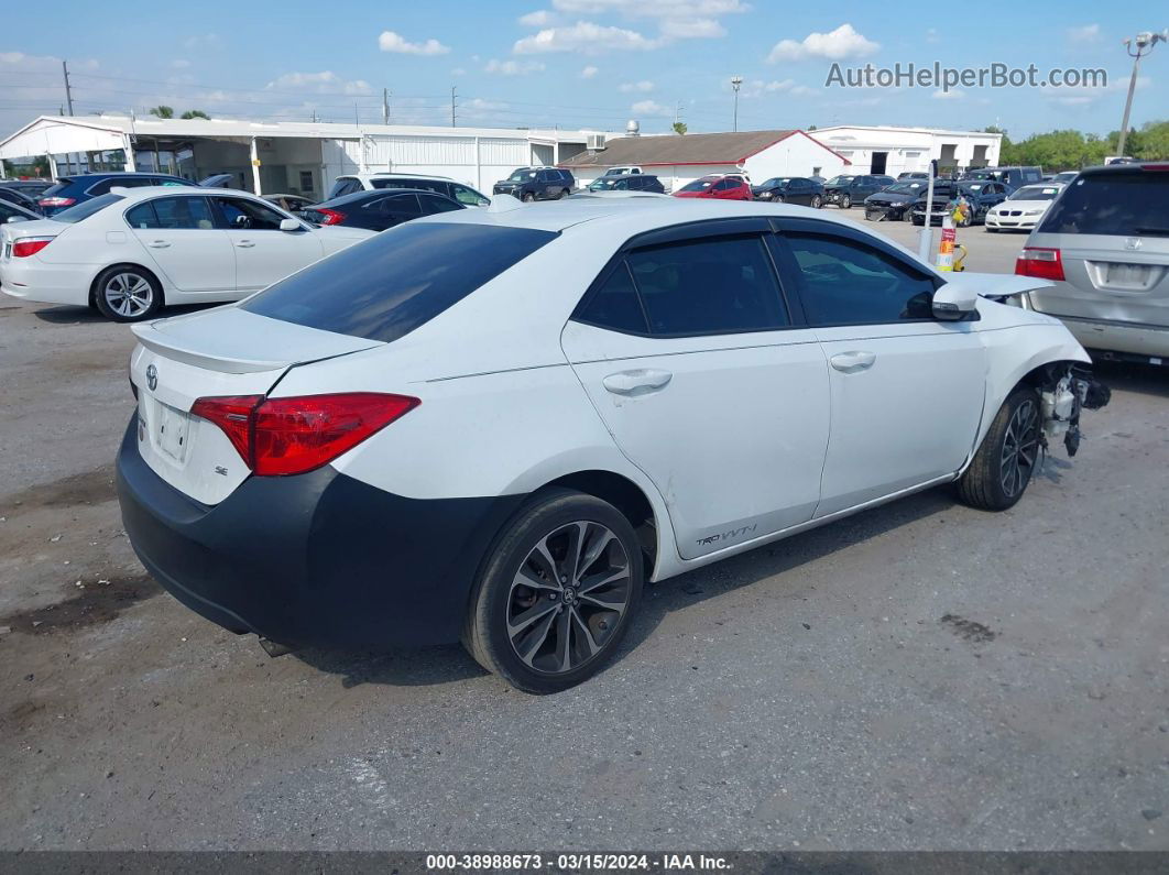 2019 Toyota Corolla Se White vin: 5YFBURHE5KP902668