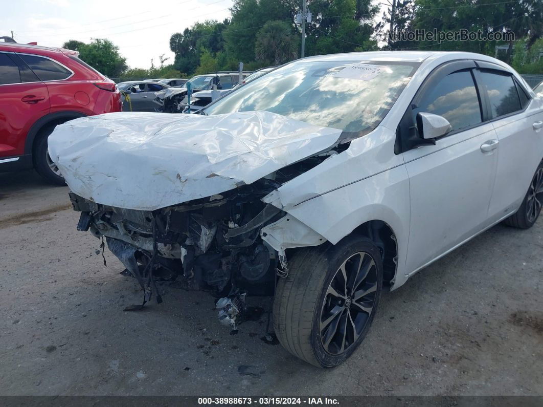 2019 Toyota Corolla Se White vin: 5YFBURHE5KP902668