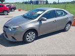 2014 Toyota Corolla Le Gray vin: 5YFBURHE6EP087806