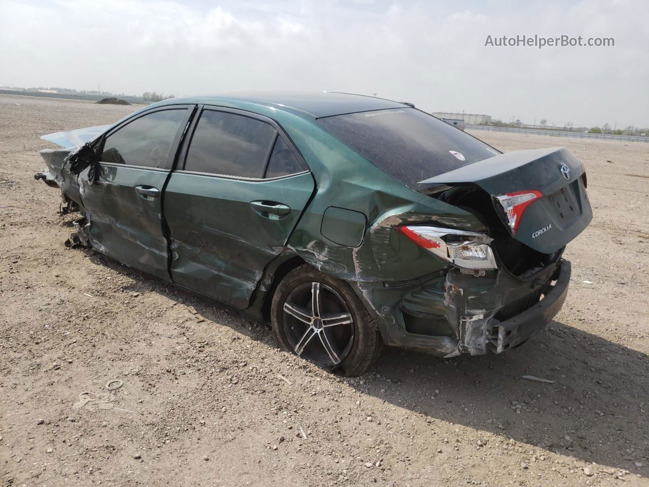 2014 Toyota Corolla L Green vin: 5YFBURHE6EP094948