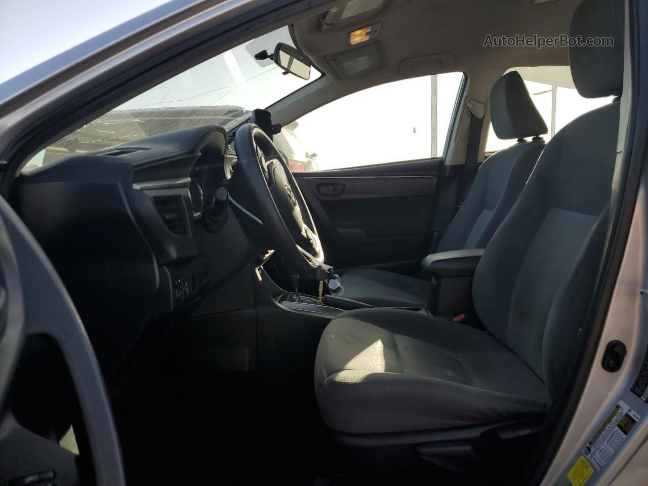 2014 Toyota Corolla L Серебряный vin: 5YFBURHE6EP122716