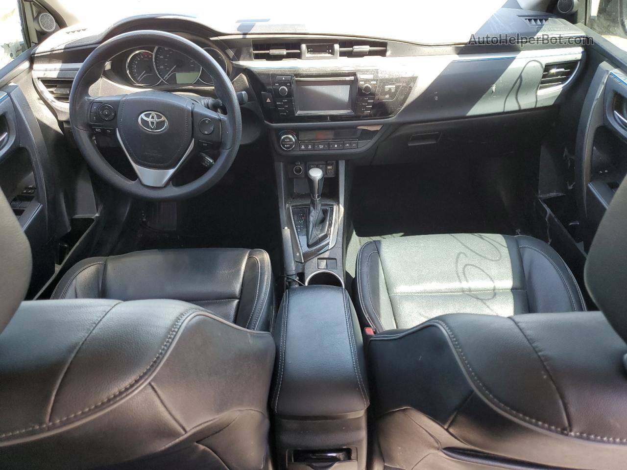 2014 Toyota Corolla L Серебряный vin: 5YFBURHE6EP166103