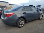 2015 Toyota Corolla L Blue vin: 5YFBURHE6FP182173