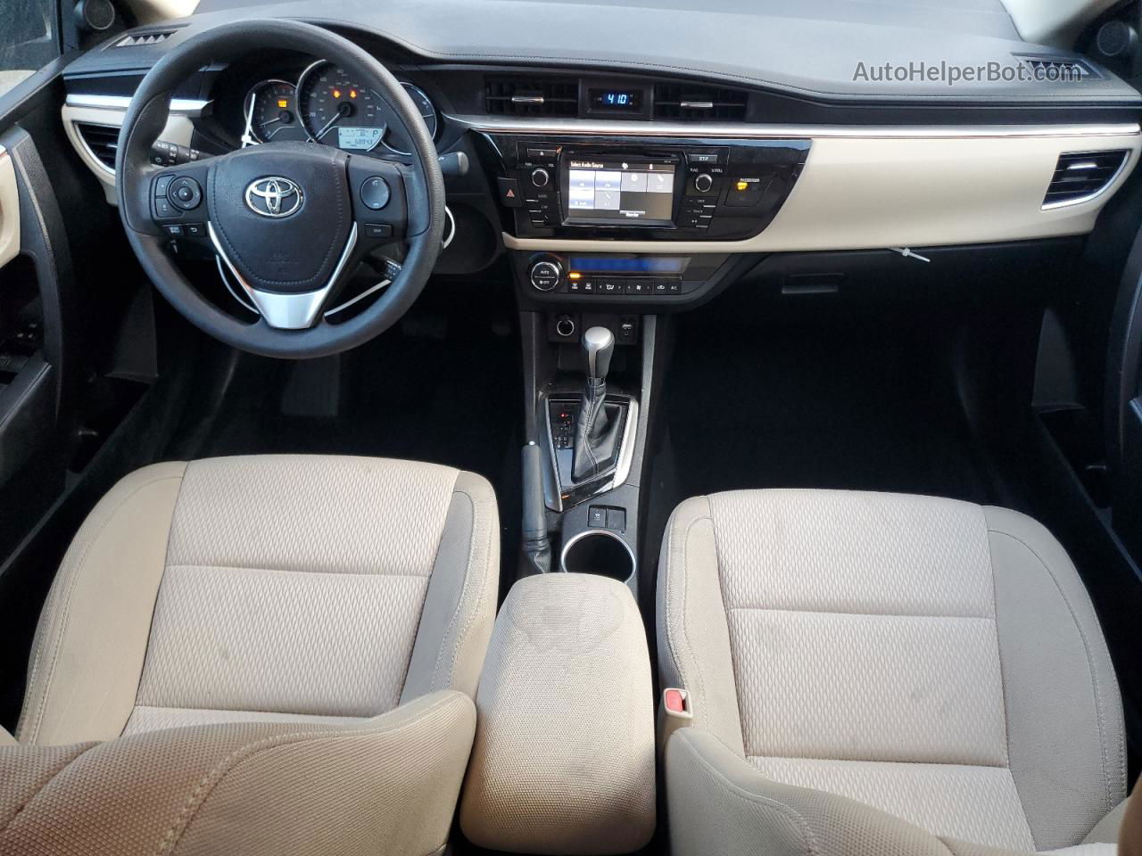 2015 Toyota Corolla L Синий vin: 5YFBURHE6FP182173