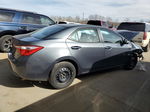 2015 Toyota Corolla L Blue vin: 5YFBURHE6FP211090