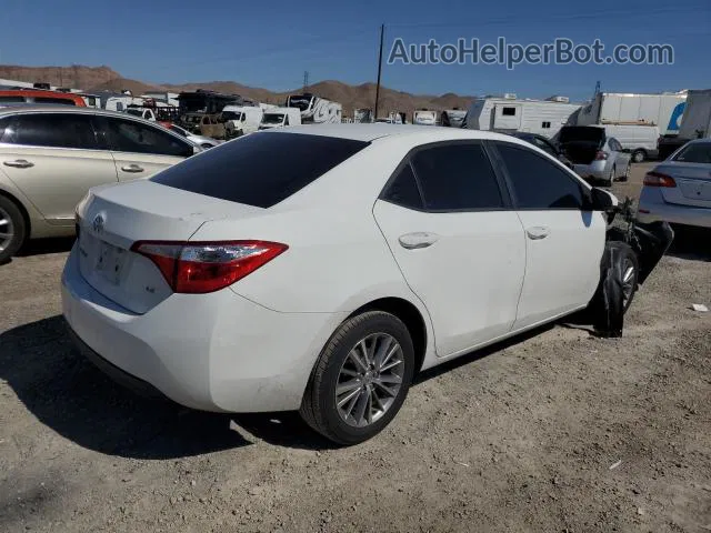 2015 Toyota Corolla L Белый vin: 5YFBURHE6FP212658