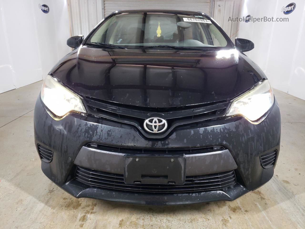 2015 Toyota Corolla L Charcoal vin: 5YFBURHE6FP217827