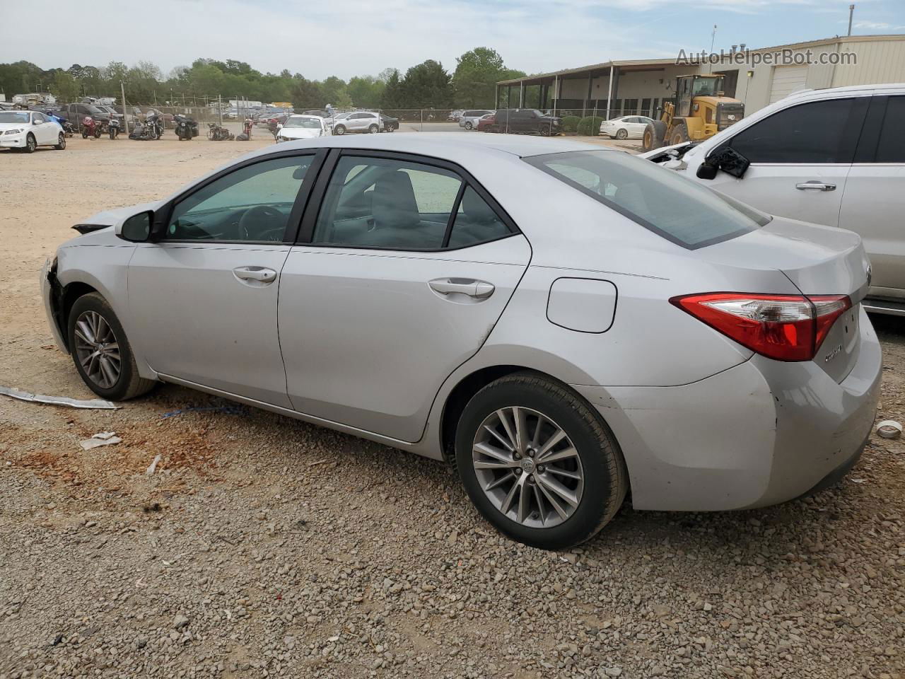 2015 Toyota Corolla L Silver vin: 5YFBURHE6FP221084