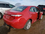 2015 Toyota Corolla L Red vin: 5YFBURHE6FP251766