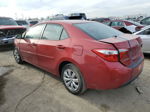 2015 Toyota Corolla L Red vin: 5YFBURHE6FP256286