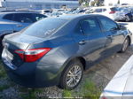 2015 Toyota Corolla Le Plus Gray vin: 5YFBURHE6FP267269