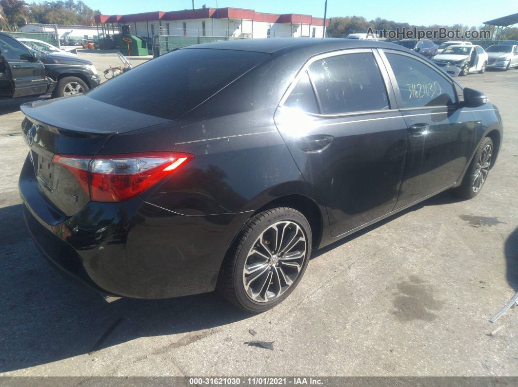 2015 Toyota Corolla L/le/s/s Plus/le Plus Black vin: 5YFBURHE6FP300741