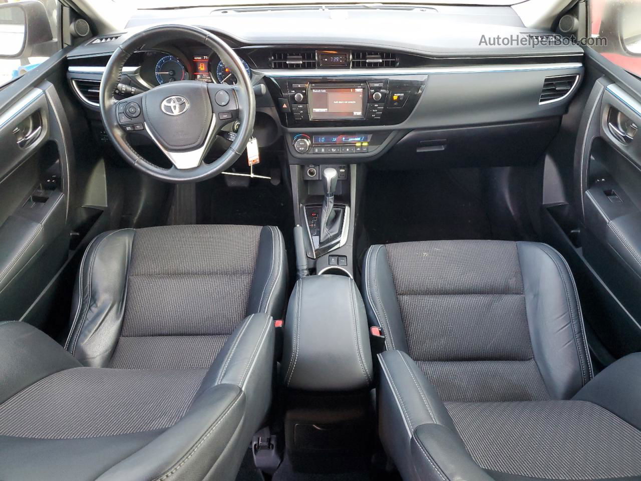 2015 Toyota Corolla L Silver vin: 5YFBURHE6FP323209