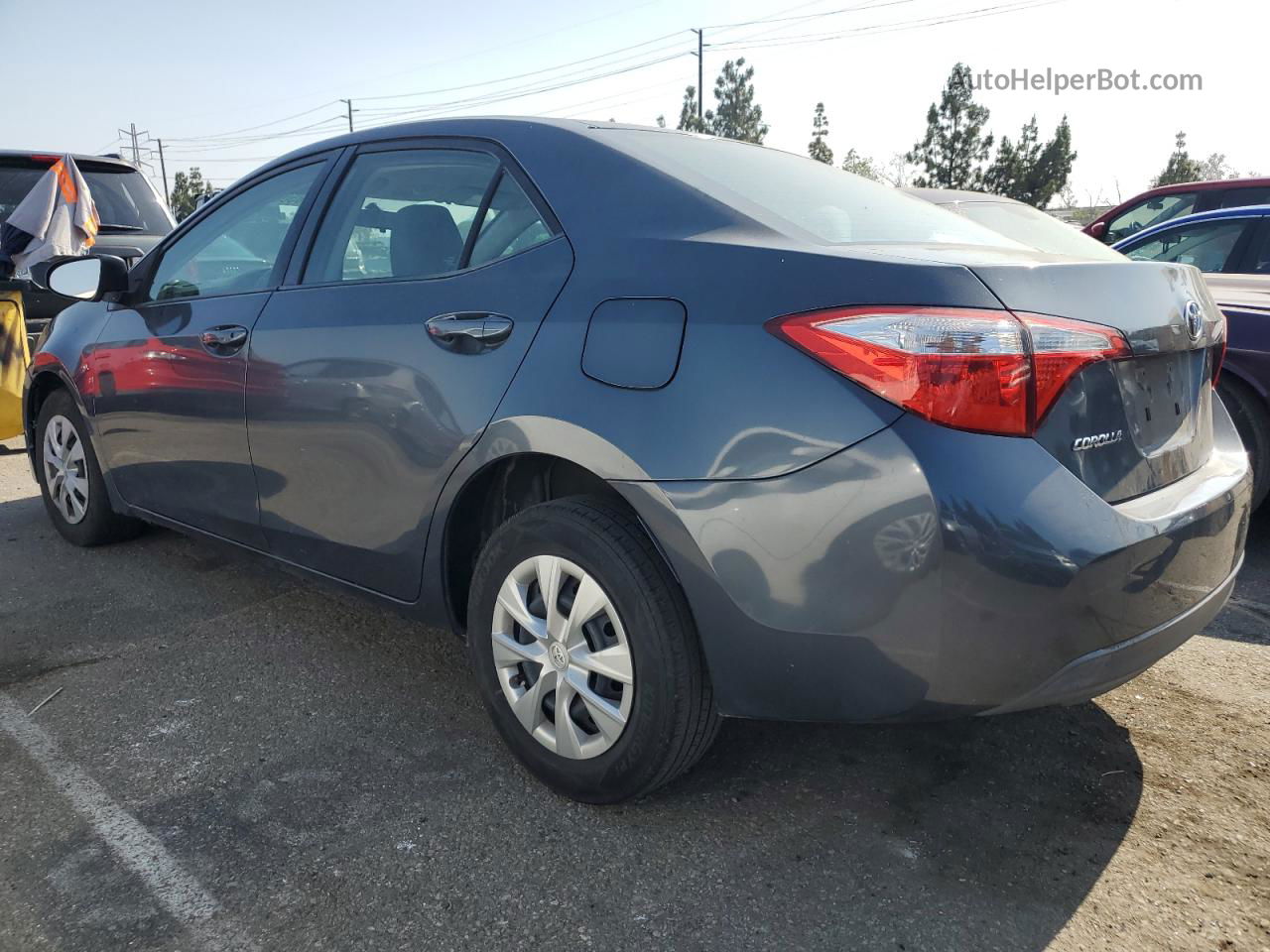 2015 Toyota Corolla L Blue vin: 5YFBURHE6FP324814