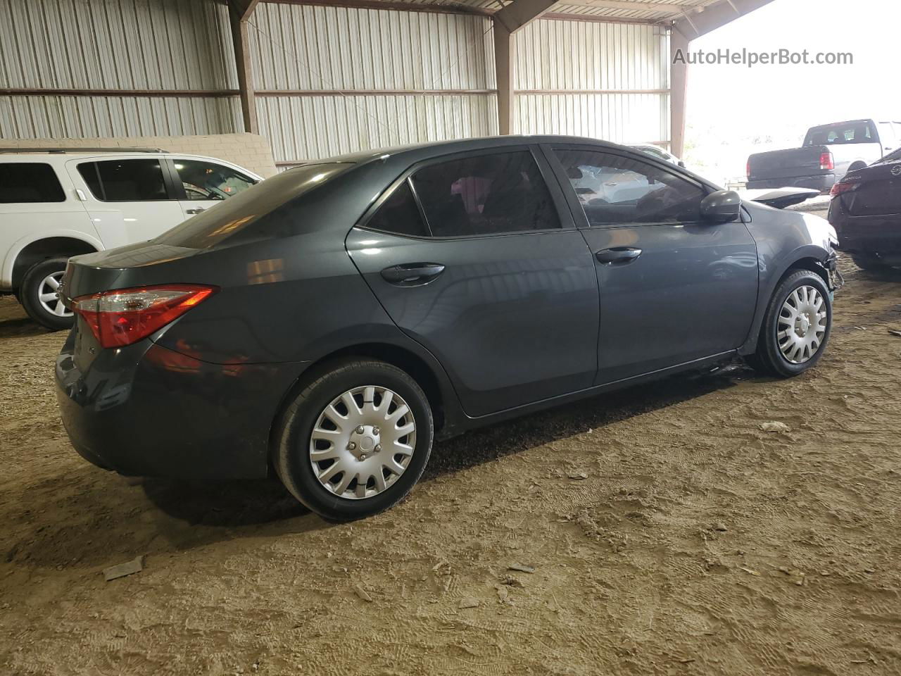 2015 Toyota Corolla L Charcoal vin: 5YFBURHE6FP337806