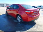 2015 Toyota Corolla Le Red vin: 5YFBURHE6FP341466