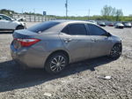 2015 Toyota Corolla L Gray vin: 5YFBURHE6FP357442