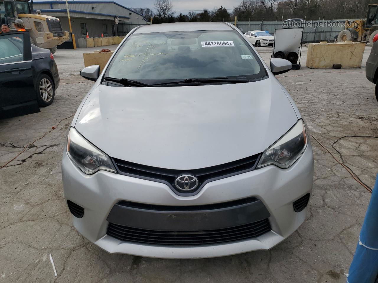 2016 Toyota Corolla L Silver vin: 5YFBURHE6GP414708