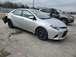 2016 Toyota Corolla L Silver vin: 5YFBURHE6GP414708