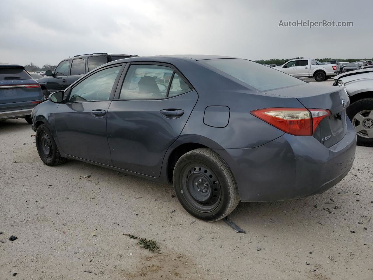 2016 Toyota Corolla L Угольный vin: 5YFBURHE6GP415616