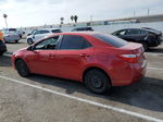 2016 Toyota Corolla L Red vin: 5YFBURHE6GP459843