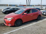 2016 Toyota Corolla L Red vin: 5YFBURHE6GP459843