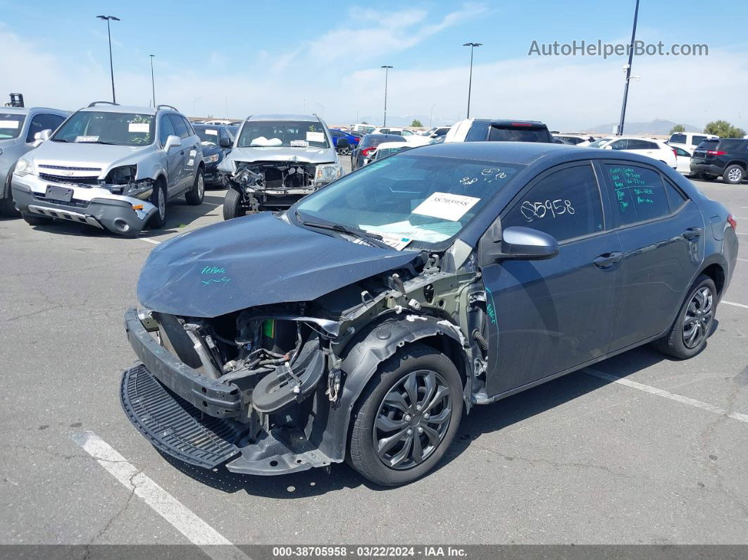 2016 Toyota Corolla Le Silver vin: 5YFBURHE6GP536890