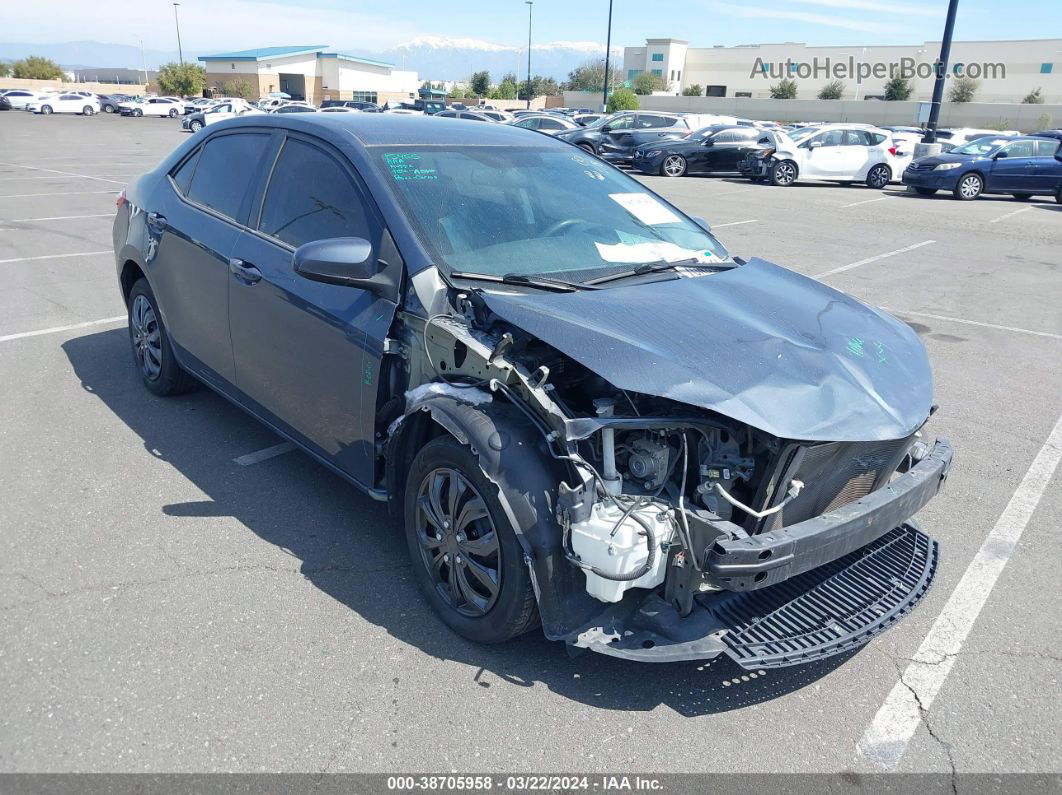 2016 Toyota Corolla Le Silver vin: 5YFBURHE6GP536890