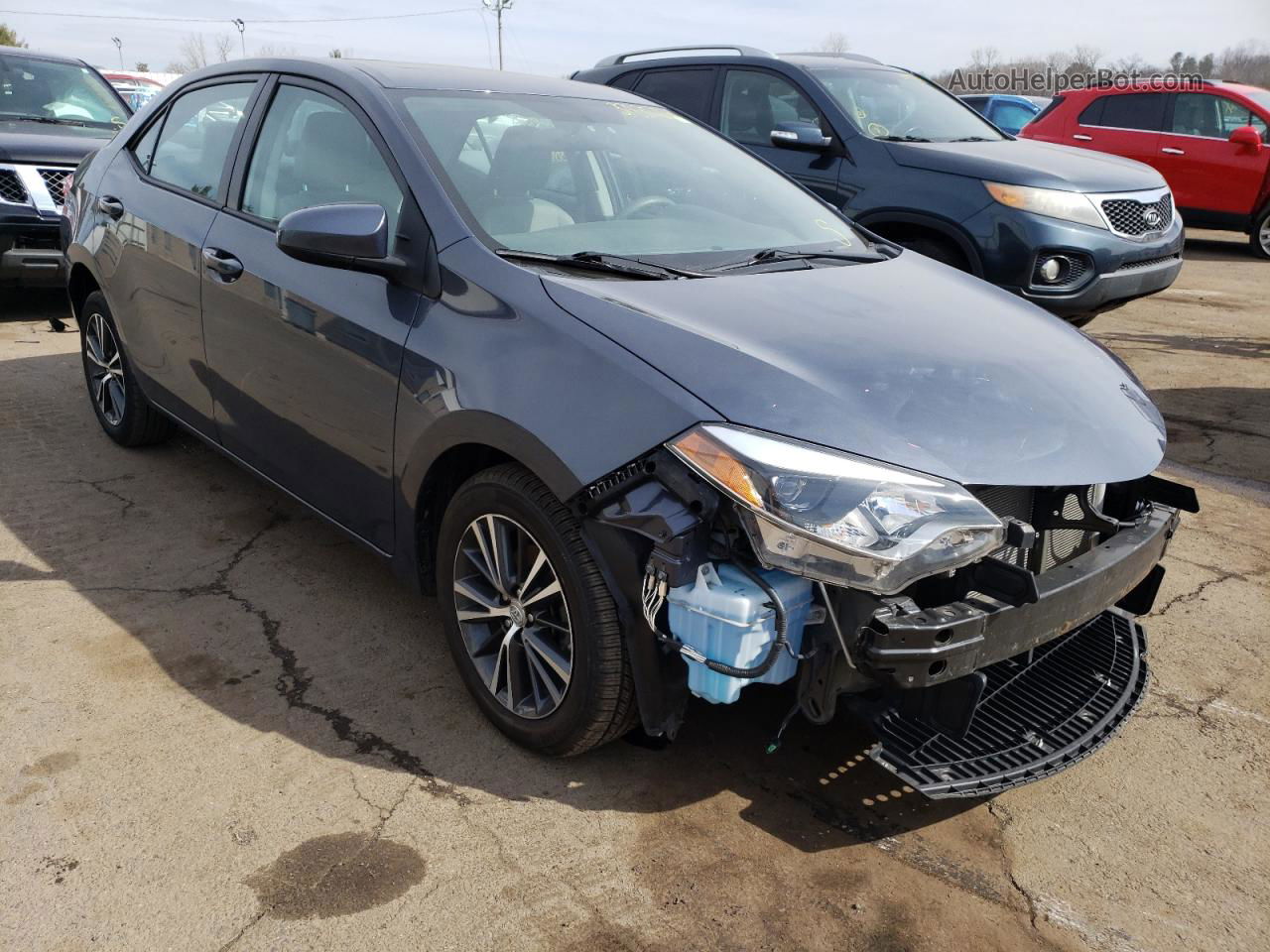 2016 Toyota Corolla L Charcoal vin: 5YFBURHE6GP538994