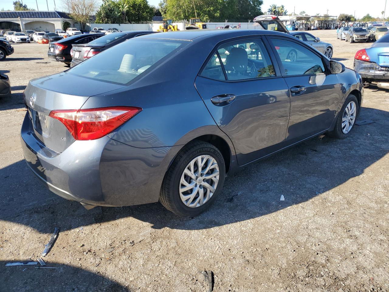 2017 Toyota Corolla L Gray vin: 5YFBURHE6HP570958