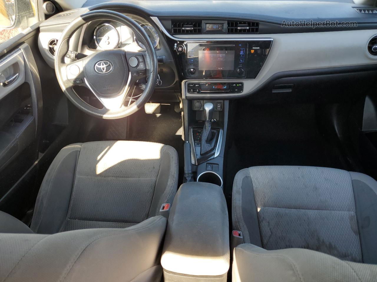 2017 Toyota Corolla L Gray vin: 5YFBURHE6HP570958