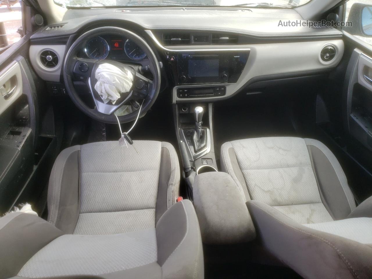 2017 Toyota Corolla L Синий vin: 5YFBURHE6HP625473