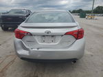 2017 Toyota Corolla L Silver vin: 5YFBURHE6HP645481