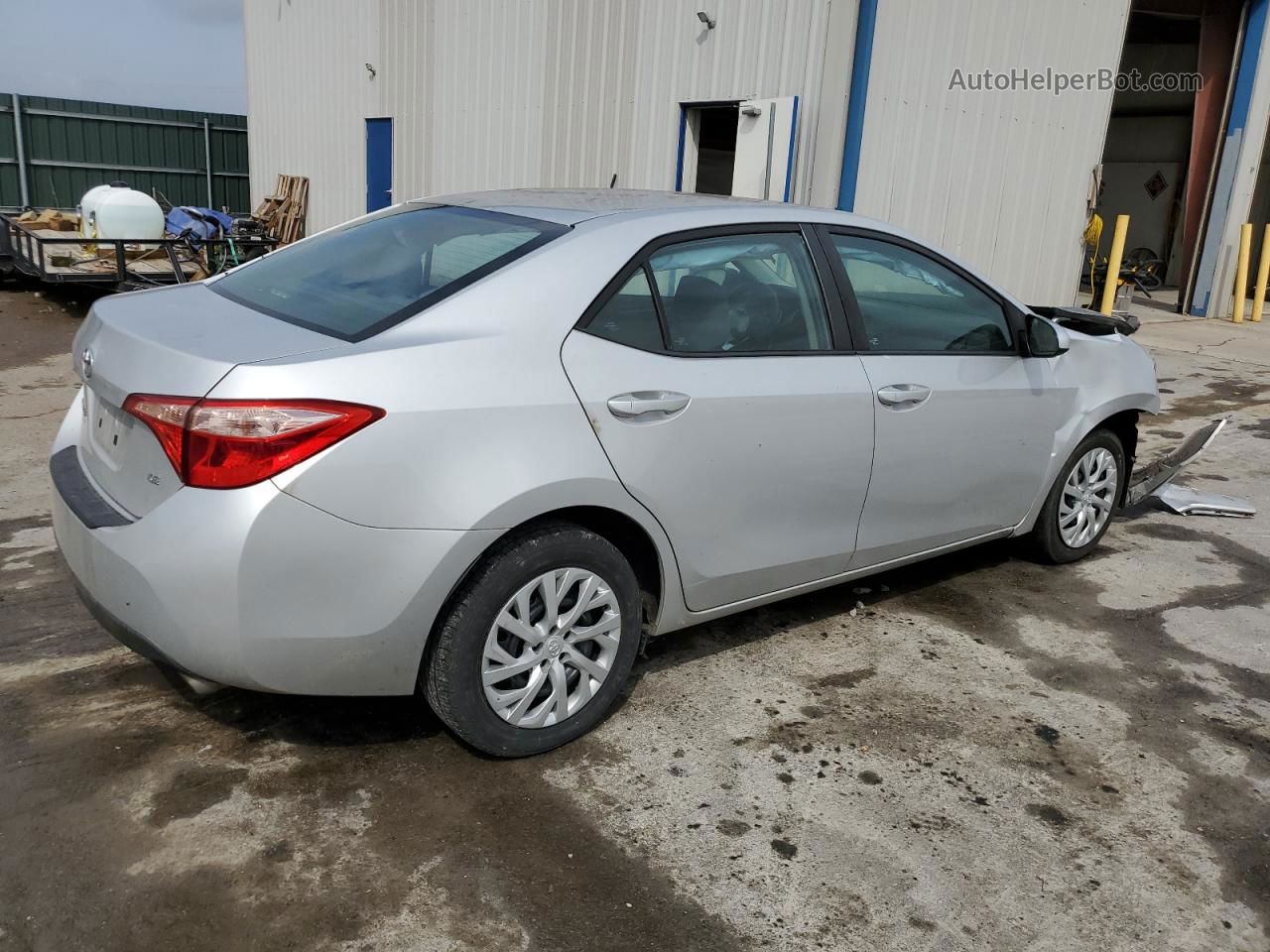 2017 Toyota Corolla L Silver vin: 5YFBURHE6HP659252