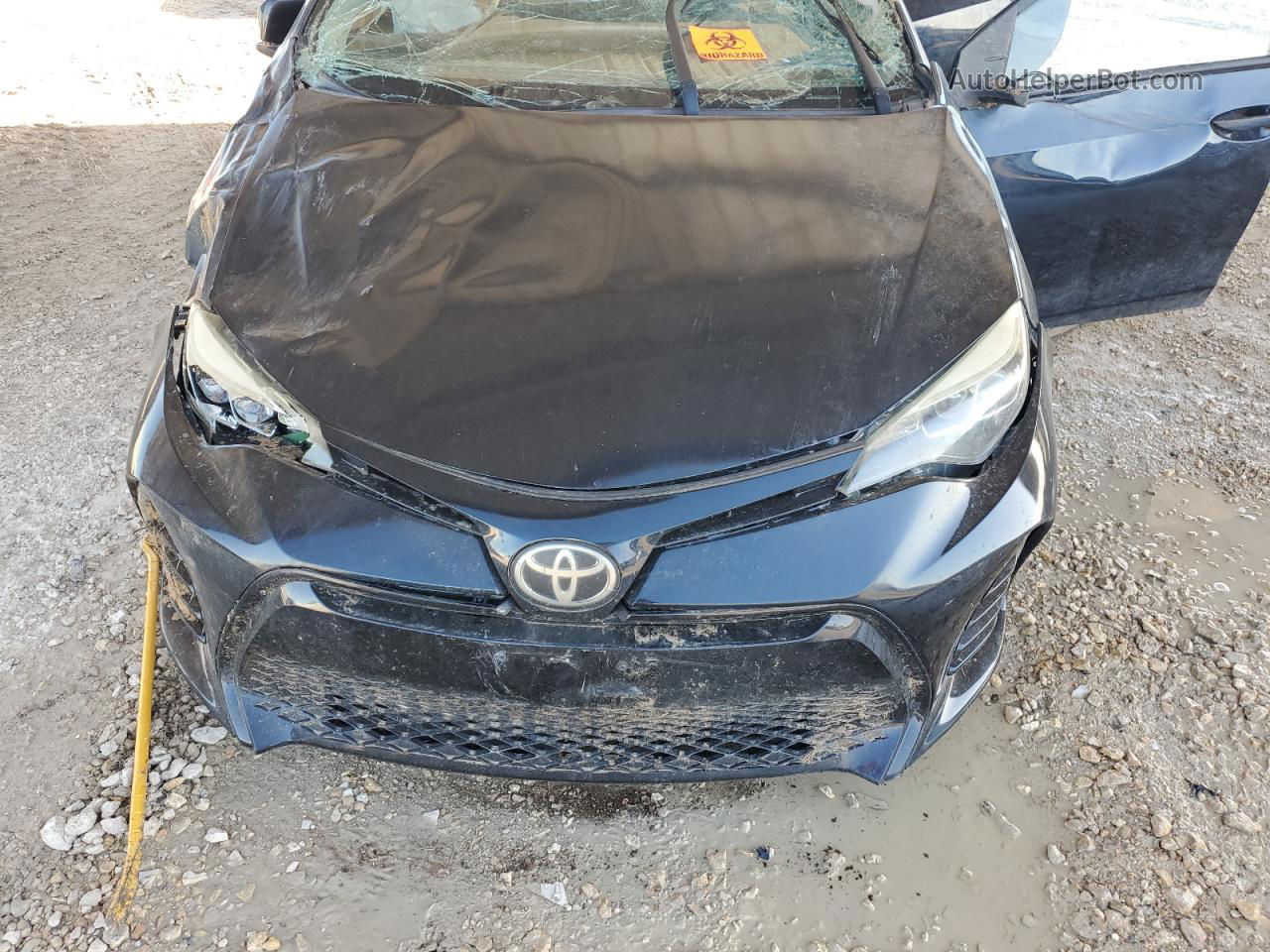 2017 Toyota Corolla L Blue vin: 5YFBURHE6HP670218