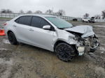 2017 Toyota Corolla L Silver vin: 5YFBURHE6HP671594