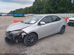 2017 Toyota Corolla Le Silver vin: 5YFBURHE6HP705243