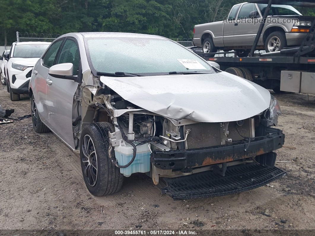 2017 Toyota Corolla Le Silver vin: 5YFBURHE6HP705243