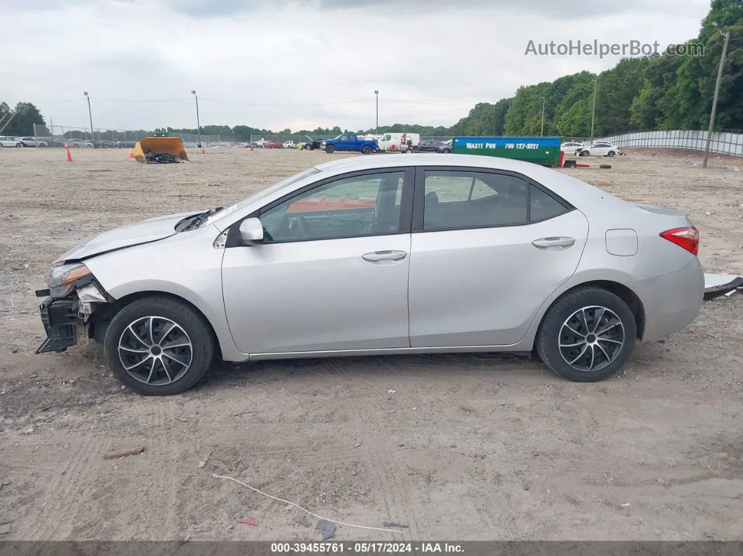 2017 Toyota Corolla Le Серебряный vin: 5YFBURHE6HP705243