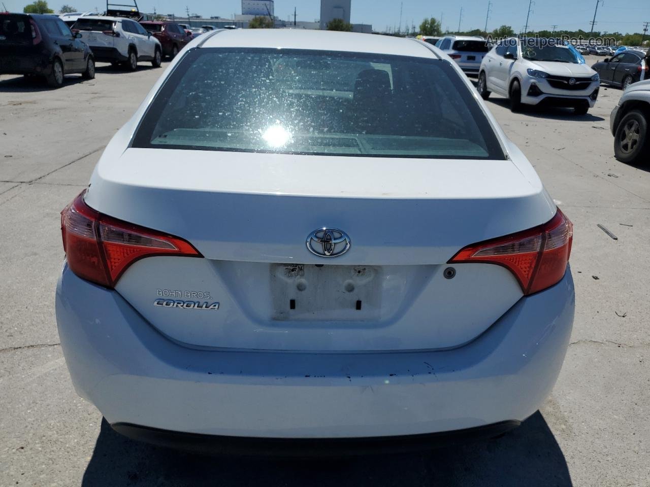 2019 Toyota Corolla L Белый vin: 5YFBURHE6KP859958