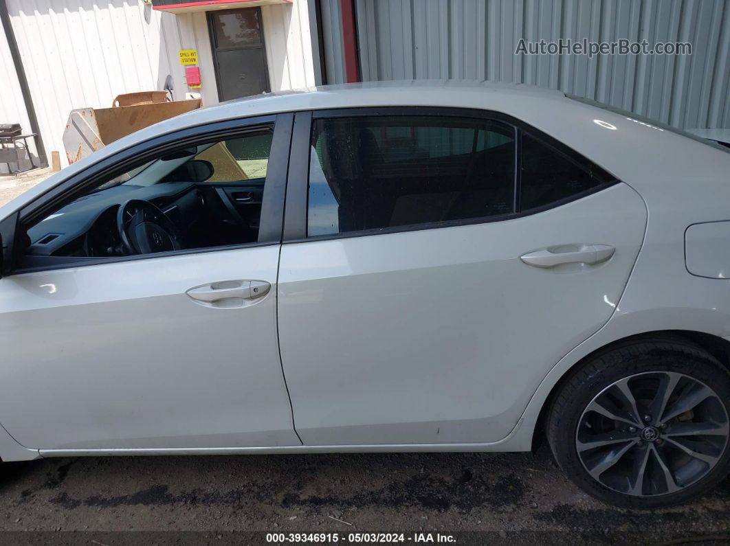 2019 Toyota Corolla Se White vin: 5YFBURHE6KP862505