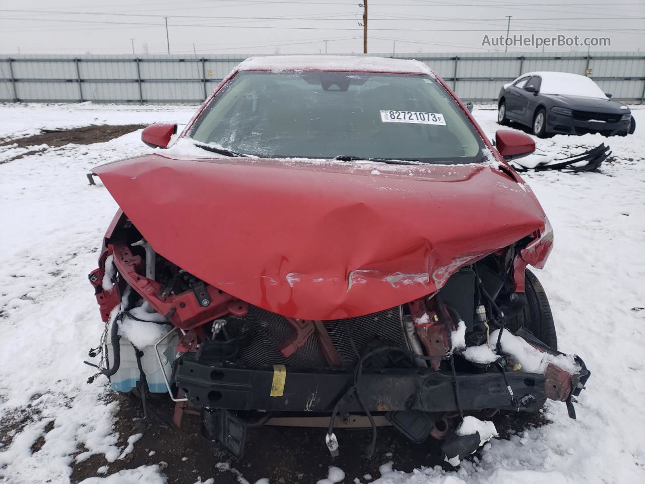 2019 Toyota Corolla L Red vin: 5YFBURHE6KP862844