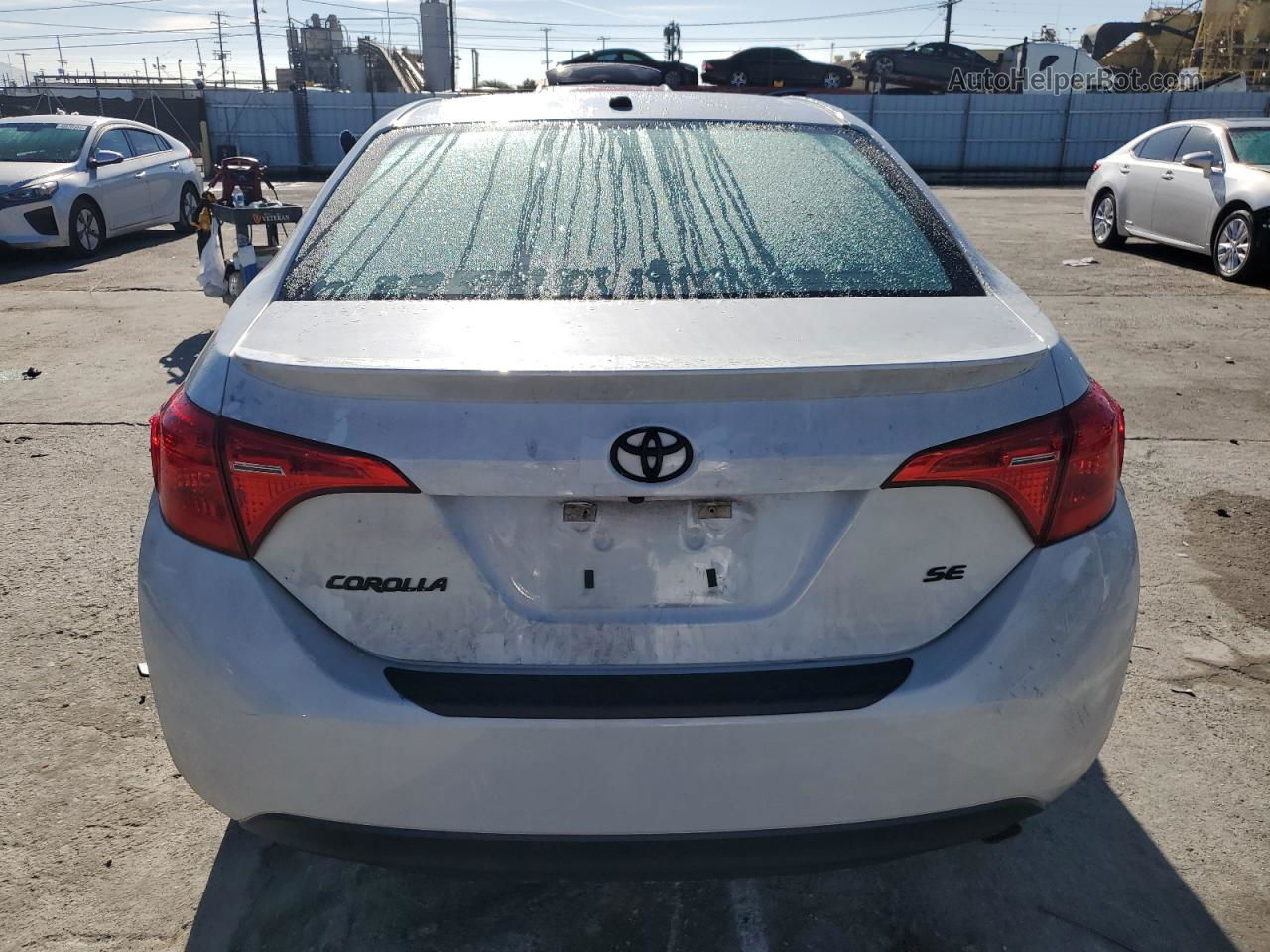 2019 Toyota Corolla L White vin: 5YFBURHE6KP864030