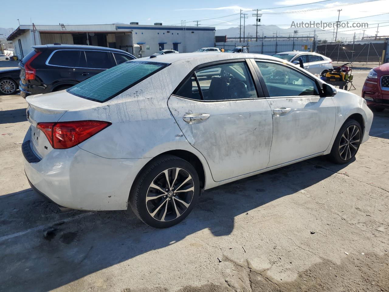 2019 Toyota Corolla L White vin: 5YFBURHE6KP864030