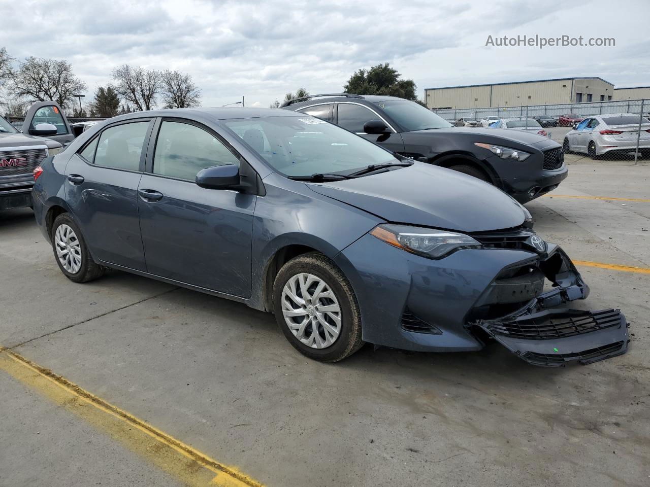 2019 Toyota Corolla L Charcoal vin: 5YFBURHE6KP868269