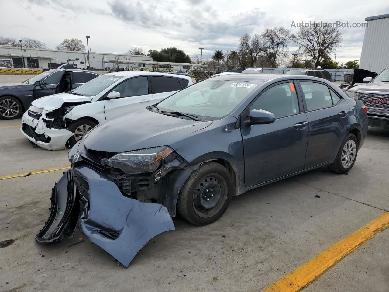 2019 Toyota Corolla L Charcoal vin: 5YFBURHE6KP868269